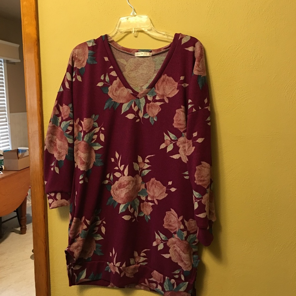 V neck tunic